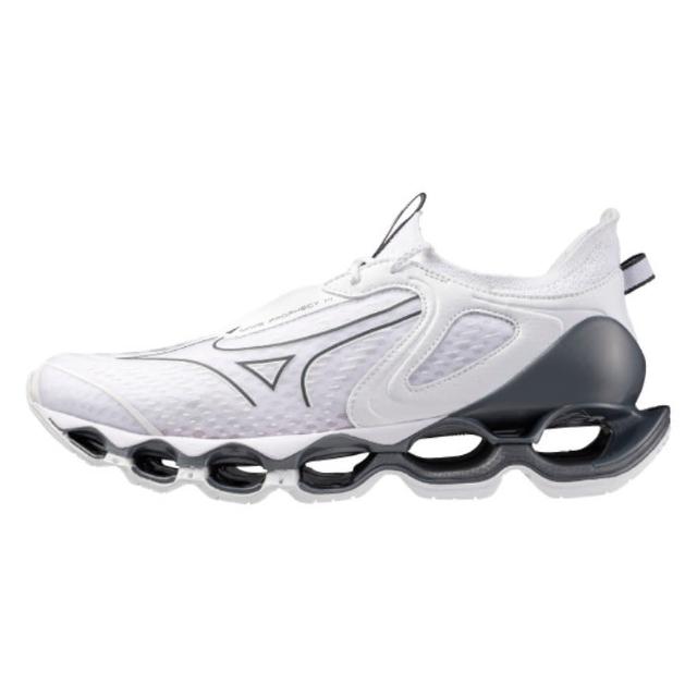 MIZUNO 美津濃 慢跑鞋 男鞋 運動鞋 緩震 寬楦 PROPHECY 白黑 J1GC255132