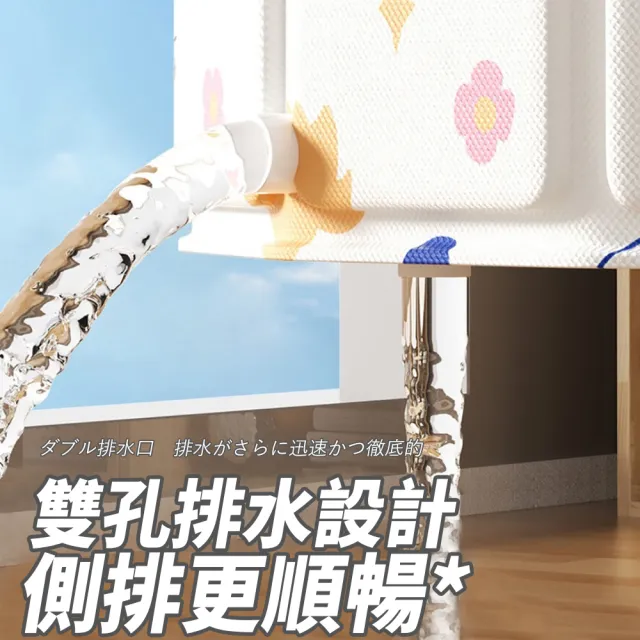 【媽媽咪呀】日式泡湯免安裝加厚折疊泡腳/泡澡桶70cm加大 附坐墊排水管(高密度板保溫摺疊泡澡桶 折疊浴缸)