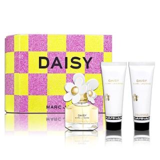 【MARC JACOBS 馬克賈伯】紛假期小雛菊經典禮盒-淡香水50ML+身體乳75ML+沐浴膠75ML(專櫃公司貨)