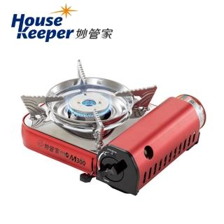 【妙管家】迷你鋁合金瓦斯爐/卡式爐 JR M300(附收納硬盒 露營攜便/防風爐 居家備用爐)