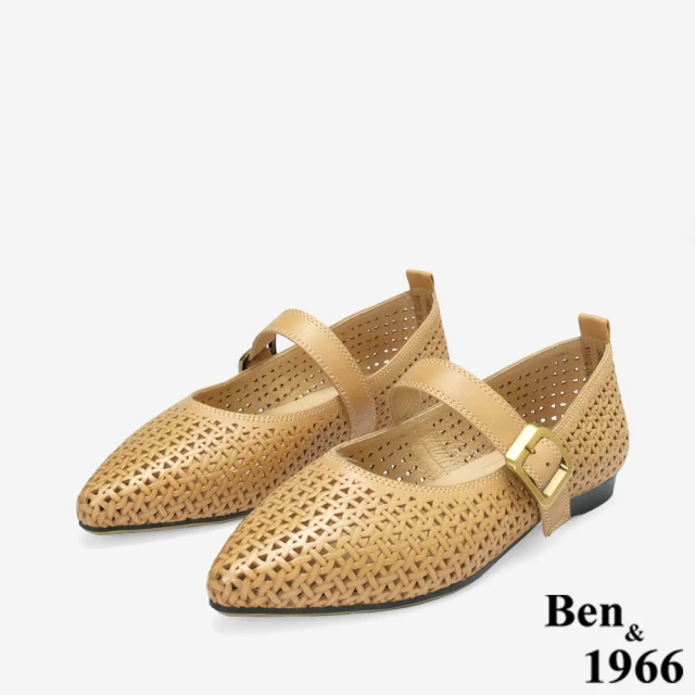 FAIR LADY 我的旅行日記 輕奢方釦水鑽平底娃娃鞋(金