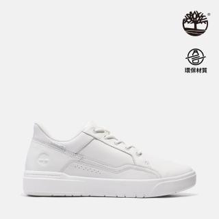 【Timberland 官方旗艦】男款白色低筒休閒鞋(A65T5EM2)