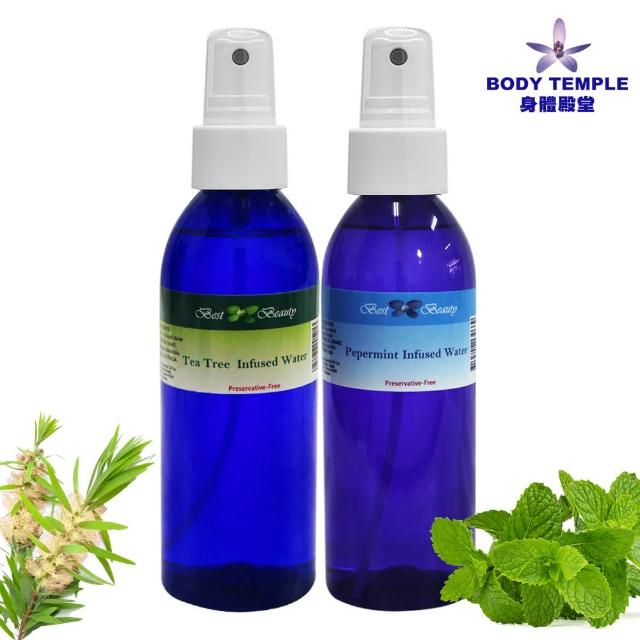 【BodyTemple 身體殿堂】澳洲精油純露茶樹+薄荷(200mlx2)