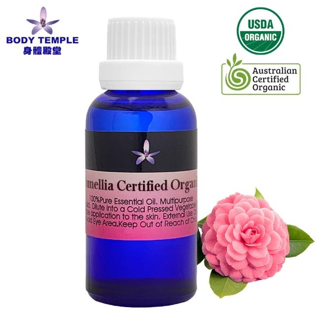 【BodyTemple 身體殿堂】有機山茶花精油30ml(Cameliia)