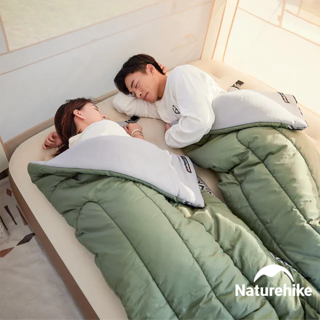 【Naturehike】L150質感圖騰透氣可拼接機洗信封睡袋 MSD05(台灣總代理公司貨)