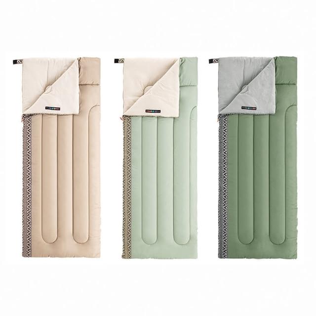 【Naturehike】L150質感圖騰透氣可拼接機洗信封睡袋 MSD05(台灣總代理公司貨)