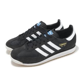 【adidas 愛迪達】休閒鞋 SL 72 RS 男鞋 女鞋 黑 白 膠底 麂皮 復古 運動鞋 愛迪達(JI1282)