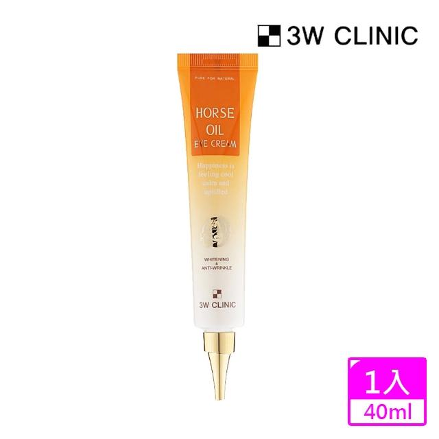 即期品【3W CLINIC】馬油逆齡奇蹟防皺眼霜40ml 效期:2026/02(馬油 眼霜 撫紋 逆齡 防皺)