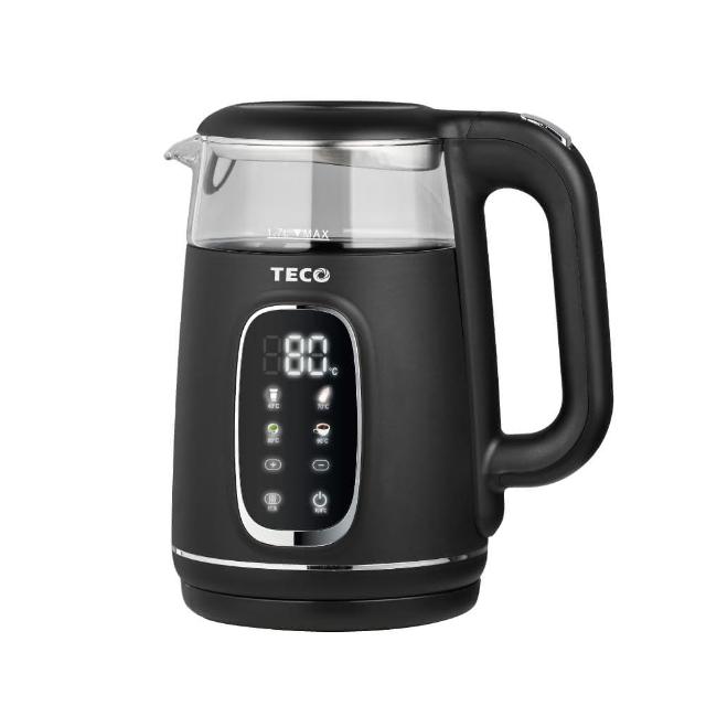 【TECO 東元】智能溫控玻璃電熱快煮壺/電水壺(XYFYK1704B)