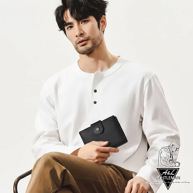 GUCCI 古馳 皮革拼PVC雙G對開短夾(黑色)評價推薦