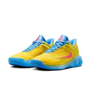 【NIKE 耐吉】籃球鞋 男鞋 運動鞋 包覆 緩震 GIANNIS IMMORTALITY 4 EP 黃藍 FQ3681-700(3B3612)