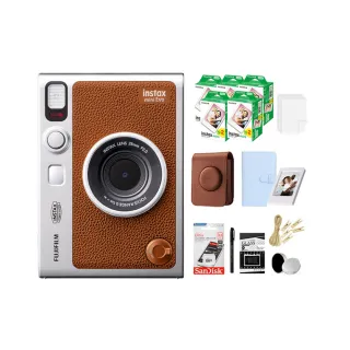 【FUJIFILM 富士】Instax Mini EVO 混合式數位拍立得相機 原廠公司貨(原廠皮套100張底片相冊..豪華組)