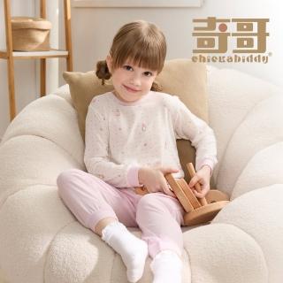 【奇哥】比得兔 嬰幼童裝 甜心兔圓領冷氣衫套裝/長袖上衣/長褲-水晶紗(1-3歲)