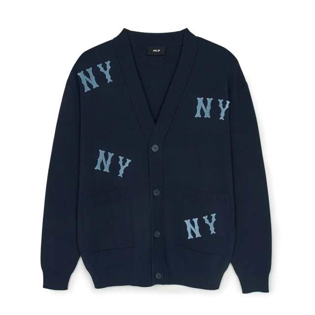 ILEY 伊蕾 落肩格紋針織外套(咖；M-XL；124451