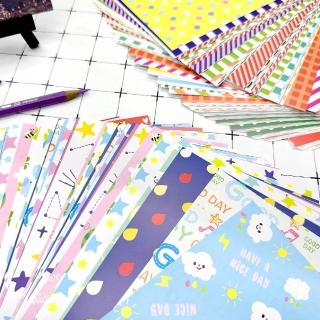 【SEASON 四季紙品禮品】綜合彩圖色紙 美勞 手作 摺紙(192張 GT10001-33~34)