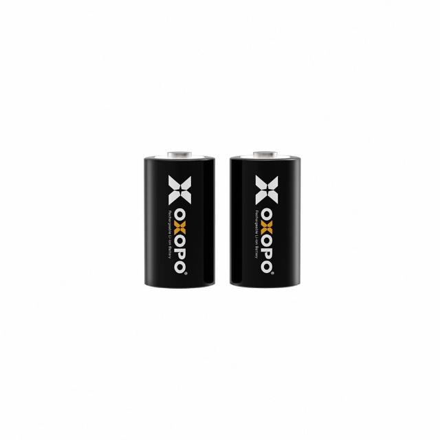 【OXOPO】XS系列 3.2V CR2 充電鋰電池 2入(CR2 充電鋰電池)