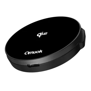 【amuok】Qi2極簡mini 磁吸無線充電器 支架款(MagSafe 磁吸充電盤 磁吸式充電盤)
