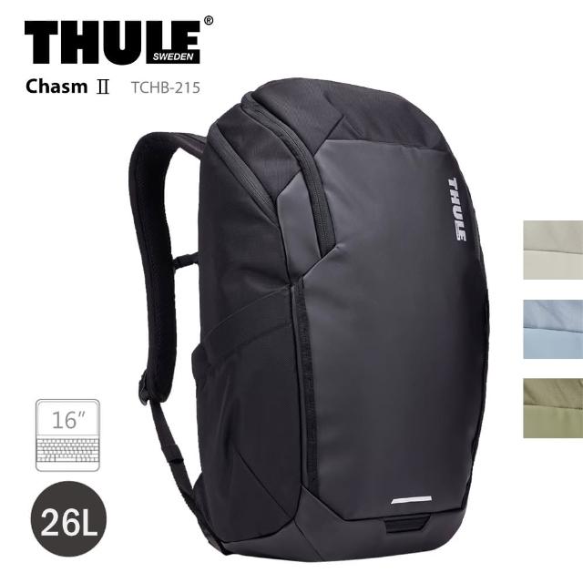 【Thule 都樂】26L後背包 電腦包 Chasm Ⅱ(贈環保購物袋１入)