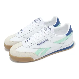 【REEBOK】休閒鞋 Campio XT 男鞋 女鞋 白 藍 綠 皮革 膠底 復古 情侶鞋(100209322)