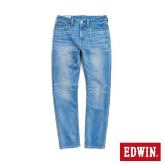 【EDWIN】男裝 RED LABEL 365 丹寧中腰窄管直筒褲(石洗藍)