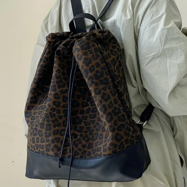 冰山袋鼠 都會名伶 - 英倫風多夾層附插袋後背包 - 古典藍