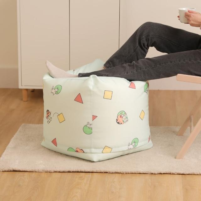 【Norns】蠟筆小新懶骨頭沙發 45cm(Design 小尺寸舒適懶人沙發椅 可拆洗、超微粒填充)