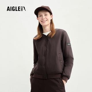 【AIGLE】女 防潑保暖外套｜AG-3A219A160 咖啡(女外套 防潑水 保暖外套)