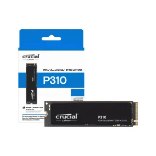 【Crucial 美光】P310 500GB SSD(Gen4 2280 M.2)