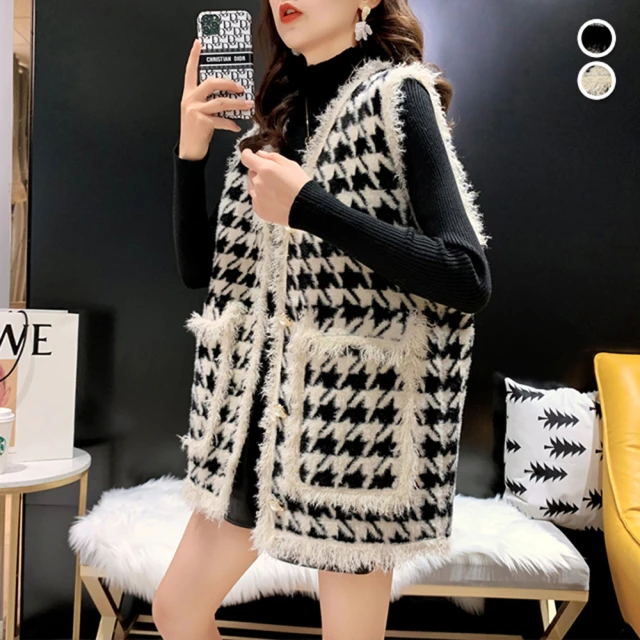 K.W. 現貨韓國朵朵花加絨保暖升級背心(共1色)優惠推薦