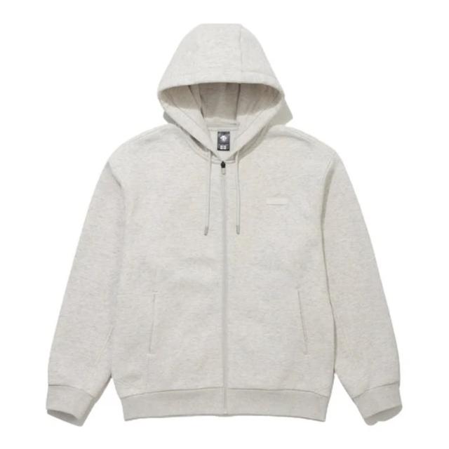 【DESCENTE】ESSENTIAL COTTON FLEECE TRAINING ZIP-UP 男士 運動外套(燕麥色/深藍色/黑色)