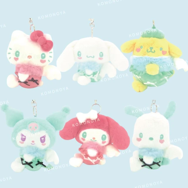 小禮堂 Sanrio 三麗鷗 絨毛吊飾娃娃 天使款 Kitt
