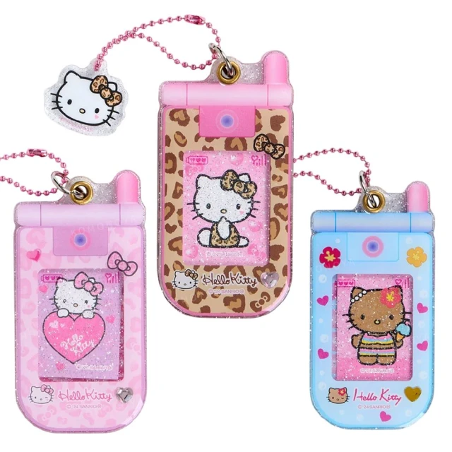 小禮堂 飛天小女警 絨毛玩偶吊飾 愛心扣環款 花花 泡泡(平