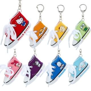 【小禮堂】Sanrio 三麗鷗 立體造型鑰匙圈 帆布鞋款 Kitty 美樂蒂 酷洛米 大耳狗(平輸品)