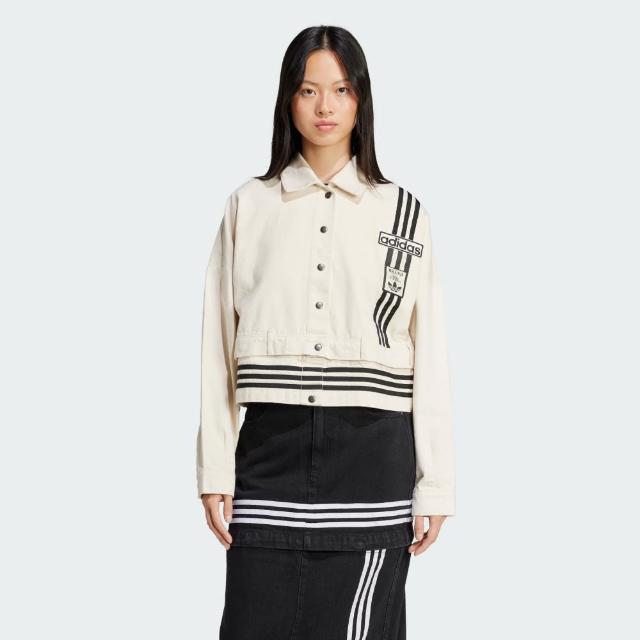 【adidas 愛迪達】ADIBREAK 二合一牛仔外套 女 - Originals JD5617