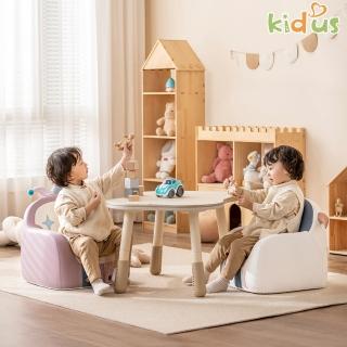 【Kidus 奇豆思】90公分兒童遊戲桌椅組花生桌一桌一椅 HS002+SF005(兒童桌椅 學習桌椅 繪畫桌椅)