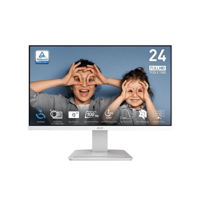 【MSI 微星】PRO MP2412W 24型 VA 100Hz 美型螢幕(TUV護眼)