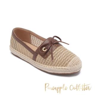 【Pineapple Outfitter】EANNA 編織蝴蝶結懶人鞋(米色)