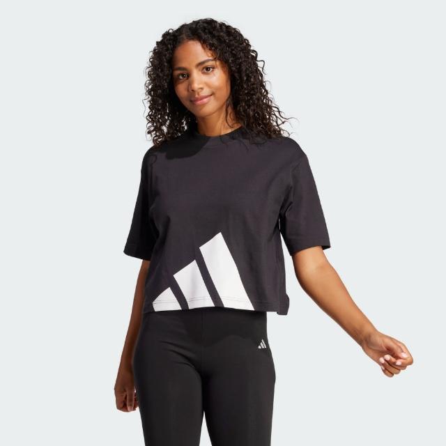 【adidas 愛迪達】ESSENTIALS 短袖上衣 T恤 女 JG8736