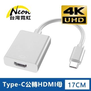 【臺灣霓虹】4Kx2K Type-C公轉HDMI母轉接器