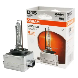 【Osram 歐司朗】D1S 原廠HID汽車燈泡 4300K(公司貨 / 保固四年)