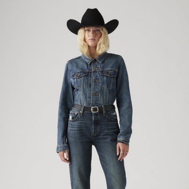 【LEVIS】女款 牛仔外套/Original經典修身版型/精工深藍染水洗/天絲棉 熱賣單品