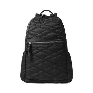 【Hedgren】INNER CITY系列 HIC11XXL VOGUE XXL款式 RFID防盜 14吋 雙側袋 後背包(菱格黑)