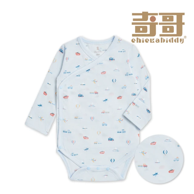 奇哥 比得兔 嬰幼童裝 彩蛋趣長袖開襟包屁衣/兔裝-水晶紗(