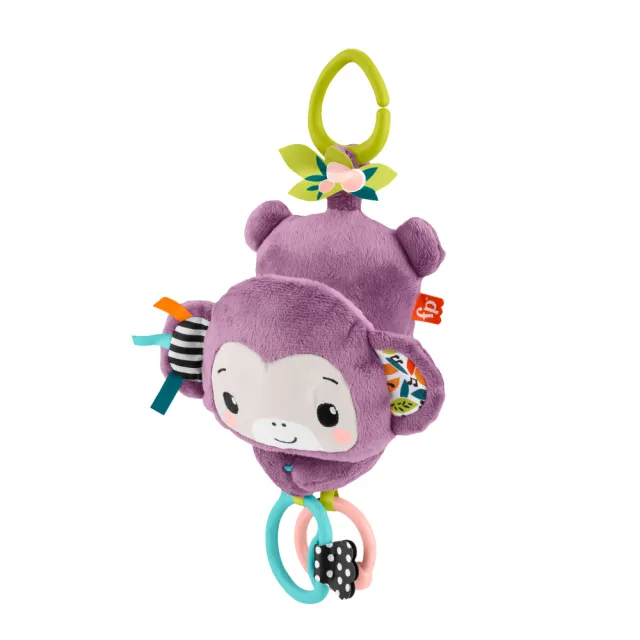 【Fisher price 費雪】歌唱感官紫色猴子(寶寶安撫/嬰兒玩具/彌月禮/新生兒)