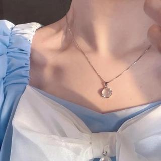 【KT DADA】小眾設計 項鍊女 吊墜 925 純銀項鍊 吊飾 項鍊 個性項鍊 韓國飾品 禮物 鎖骨鏈 ins