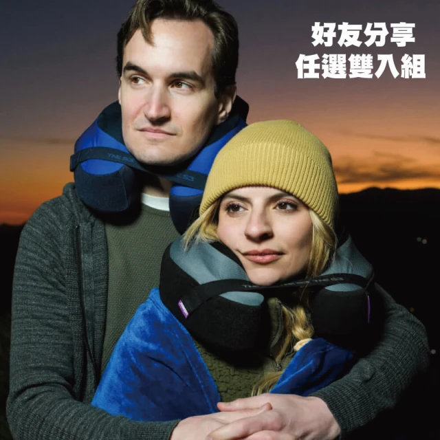 EVERY THINK 捲捲充氣護頸枕 口袋旅行枕 10秒快