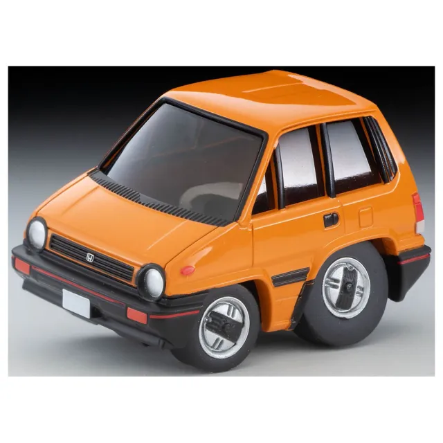 【TOMICA】TOMYTEC CHOROQQ S系列 Honda City R 橘(模型車)