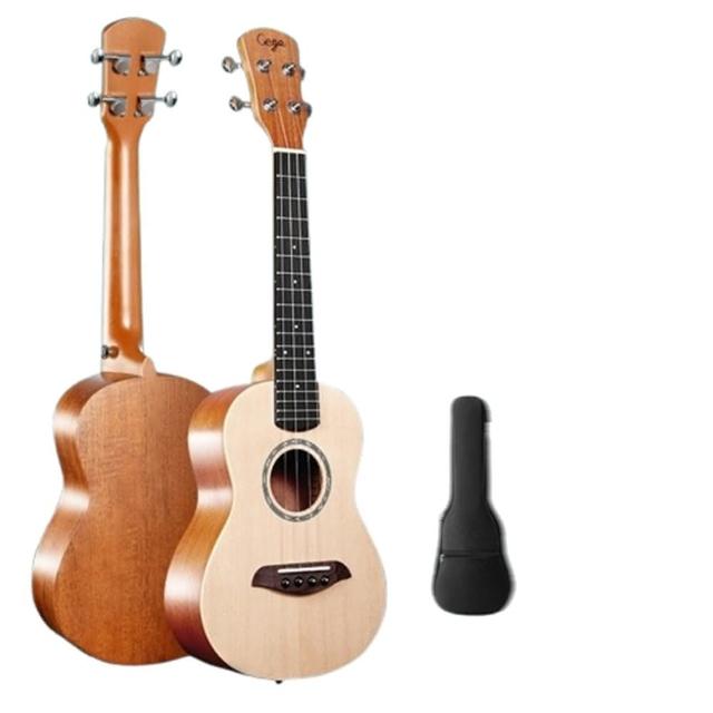 【前谷樂器專營店】烏克麗麗+ukulele男女入門兒童小吉他23英寸(合板櫻花鹿語+贈品+琴包/預售15天)