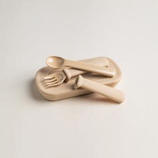 【hegen】成長餐桌兒童學習餐具 多功能叉匙組(/幼兒/抓周/滿月/禮品/月子中心/寶寶/學齡前/固齒器/副食品)