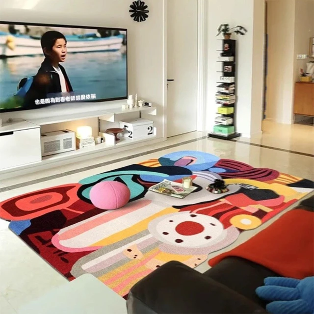 艾貝德盛雅專賣店 異形地毯 不規則極簡風地毯臥室地墊180c
